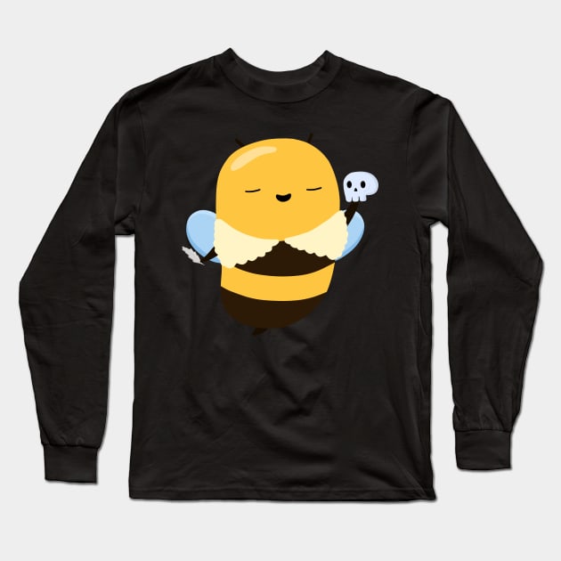 To Bee Or Not To Bee Long Sleeve T-Shirt by Sofia Sava